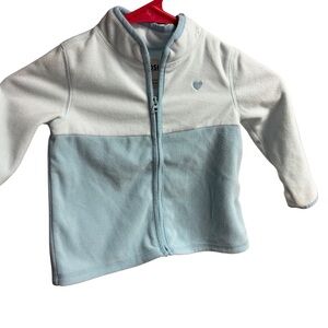 OshKosh B'gosh Blue and White Fleece Jacket
